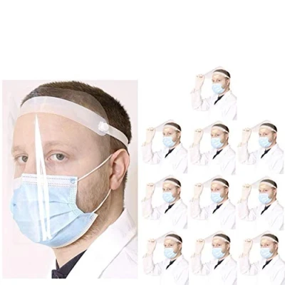 Imagen de visera protectora antigoteo, a prueba de polvo, protege la transparente (10)