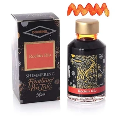 Imagen de Nueva tinta Diamine 50ml botella Shimmer Ink (Rockin&#039; Rio)