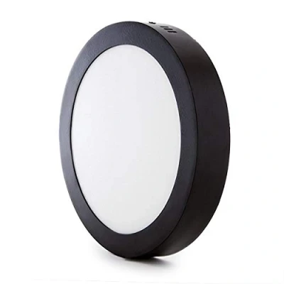 Imagen de Plafón LED 18W 1.450Lm 6000ºK Circular Negro 40.000H [HO JM18WR B CW] Greenice