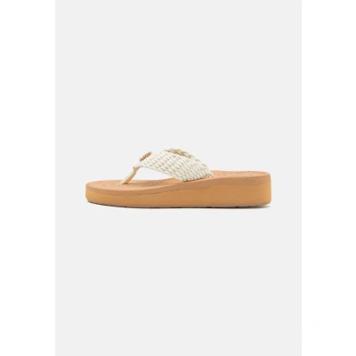 Imagen de Roxy Caillay Sandalias de dedo, Mujer, Talla: 41, Cream Algodón