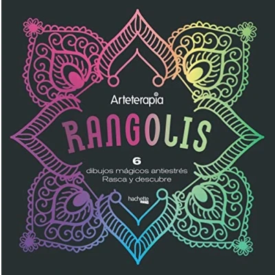 Imagen de Arteterapia. Rangolis. 6 dibujos mágicos (Hachette HEROES CULTURA POP Arteterapia)