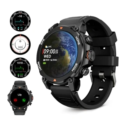 Imagen de Smartwatch Ksix Explorer Gps 1,43&quot; Negro