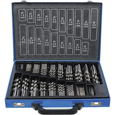 Imagen de BGS 1995 Juego de brocas espirales HSS 1 10 mm 170 piezas
