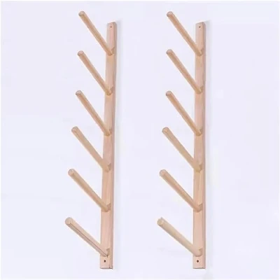 Imagen de SSLW Estante de almacenamiento para esterilla Yoga, colgador pared ejercicio, soporte con rodillo espuma, organizador gimnasio clase, en casa
