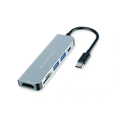 Imagen de Adaptador Conceptronic Usb c 6 En 1