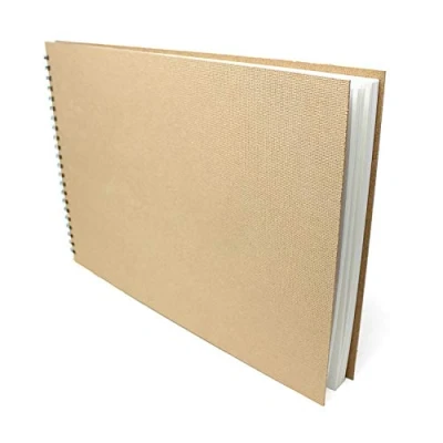 Imagen de Artway Enviro Cuaderno de Dibujo A3 Encuadernado en Espiral Apaisado 70 Caras/35 Páginas Papel Cartucho Reciclado 170gsm 100%