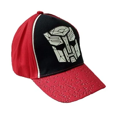 Imagen de Transformers Gorra para niño, talla 52/54, color rojo y negro 52