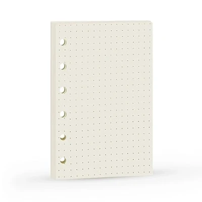 Imagen de Recambio para agenda A7, 6 agujeros, tamaño de bolsillo papel 100 g/m², 4,84 x 3,23 pulgadas, Harphia