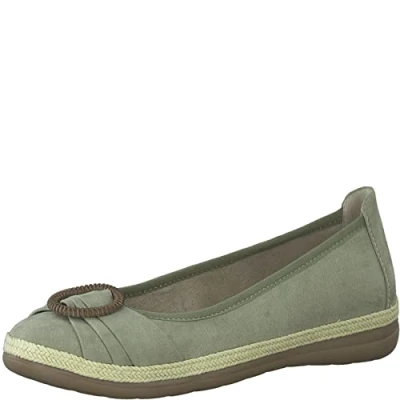 Imagen de Jana 8 22161 20, Zapatos Tipo Ballet Mujer, Sage, 40 EU Ancho