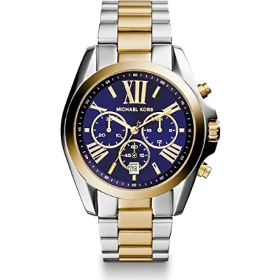 Imagen de Michael Kors Bradshaw Cronógrafo, Mujer, Talla: One Size, Silberfarben/goldfarben