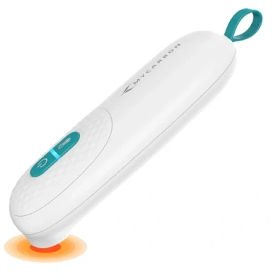 Imagen de MYCARBON Dispositivo para Picaduras Mosquitos Alivio, Reduce La Picazón y Hinchazón, Sin Sustancias Químicas Pequeñas Portátiles (Blanco)