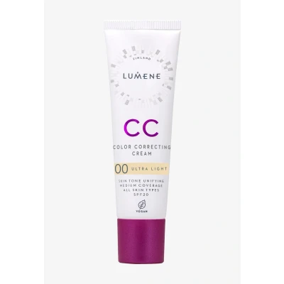 Imagen de Lumene CC Color Correcting Cream Medium 30ML Base de maquillaje, Mujer, Talla: 30 ml, Ultra light