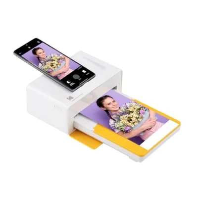 Imagen de KODAK Dock Plus Navidad Regalos 4PASS Impresora de Fotos Instantánea (10x15cm) + 10 Hojas