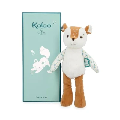 Imagen de KALOO Fripons Pantin Faon Nathan Bebé de Peluche Ideal Nacimiento Marrón 25cm Desde el K205003