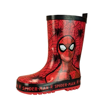 Imagen de Marvel Botas Impermeables para Niños Spiderman Rojo 27