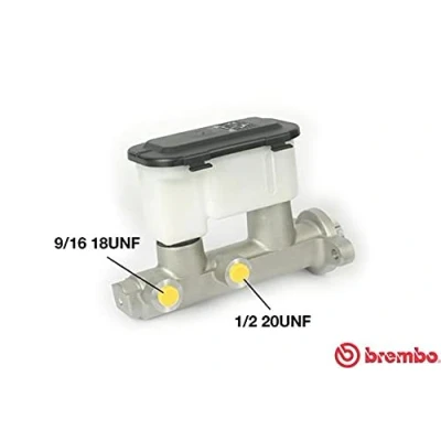 Imagen de BREMBO M 59 060 Cilindro Maestro de Freno 25,4mm Aluminio 12 x 1 (2) OPEL: Astra H Hatchback, TwinTop