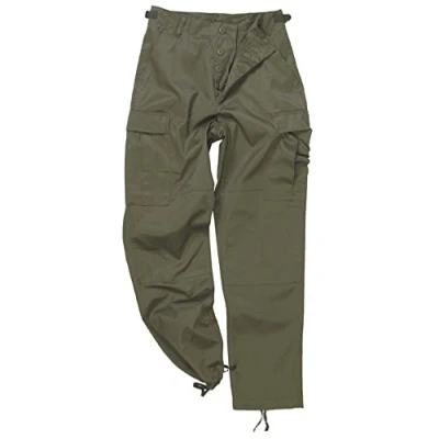 Imagen de Mil Tec Pantalones de camuflaje estilo militar Para el campo y tiempo libre XS 3XL, color verde, tamaño M