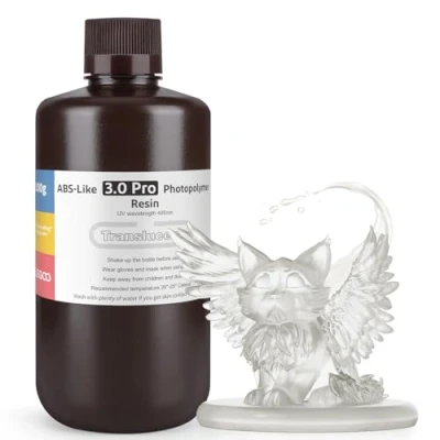 Imagen de ELEGOO Resina ABS Like 3.0 Pro, para Impresora 3D con Baja Viscosidad y Alta Precisión, Mayor Resistencia al Calor a los Arañazos Impresión LCD/DLP Translúcido 1000G