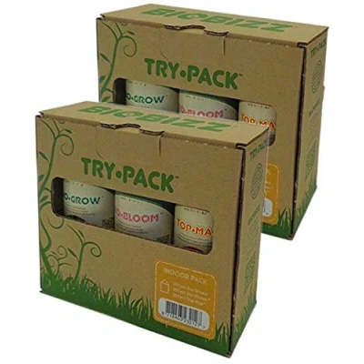 Imagen de BioBizz Try Pack Indoor Mega 3 x 500 ml (6 botellas de 250 ml)