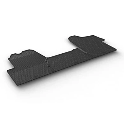 Imagen de Gledring 0880 Juego de alfombrillas suelo Caucho posterior 3 negro 750mm 550mm RENAULT: MASTER Kasten
