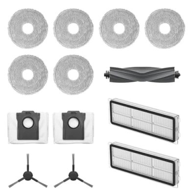 Imagen de Dreame Kit de accesorios para robot L10s Plus Incluye 6 mopas (3 pares), 2 filtros, cepillos laterales, bolsas recogida polvo, 1 cepillo principal, originales Dreame.