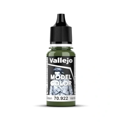Imagen de Vallejo Model Color Pintura Acrílica Verde (Uniform Green) Acabado Mate, 18 ml. Autonivelante y Sistema BSL para Modelismo Figuras