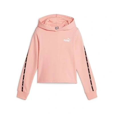 Imagen de PUMA ESS Tape Sudadera con Capucha FL G Sudor, Batido de melocotón, 176 para Niñas