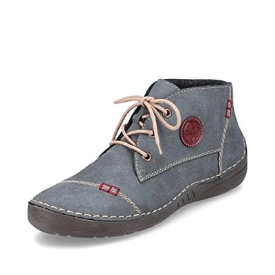 Imagen de Rieker Mujer Zapatos con Cordones 52540, señora Calzado cómodo,Zapatos Bajos y cómodos,Cordones,Azul (Blau / 14),36 EU 3.5 UK