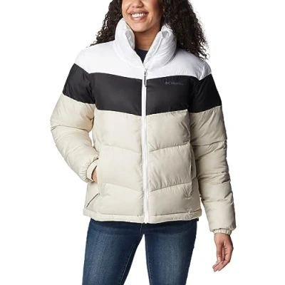 Imagen de Columbia Puffect Chaqueta Acolchada, Mujer, Piedra Oscura, Negro, Blanco, XS