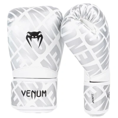 Imagen de Venum Contender 1.5 XT Boxing Gloves Guantes de boxeo, Hombre, Talla: 16oz, White/silver