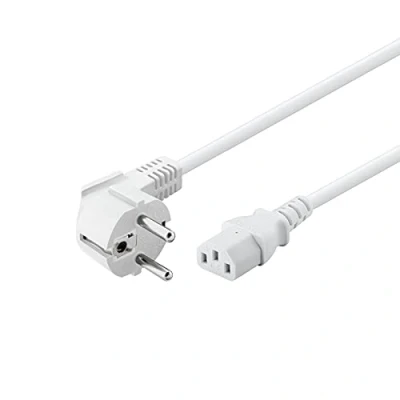 Imagen de Goobay CEE 7/7 C 13 Cable (1,5 m, Macho/Hembra, CEE7/7, C13 acoplador, Blanco)