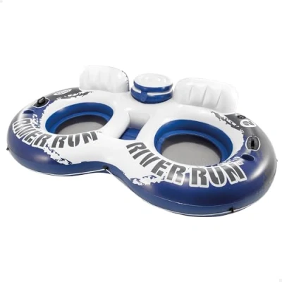 Imagen de Intex Rueda doble hinchable river run 2 &amp; nevera 243x157 cm (58837)