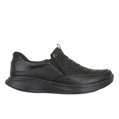 Imagen de MBT SF 300 Slip On Zapatos de Uso Diario para Hombre sin Cordones. Caminar,anatómicas y Cómodas. Calzado Fisiológico Confort Estabilidad con Suela balancín Color Negro