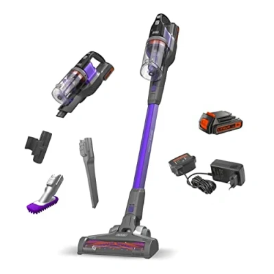 Imagen de BHFEV182CP QW Aspirador de escoba 4en1 POWER SERIES EXTREME especial para mascotas con batería externa 18V 2Ah.3 velocidades y 58min autonomía.