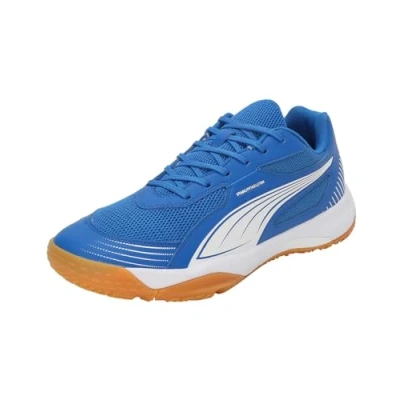 Imagen de PUMA Solarflash III, Indoor Court Shoe Unisex Adulto, Team Royal White, 46.5 EU