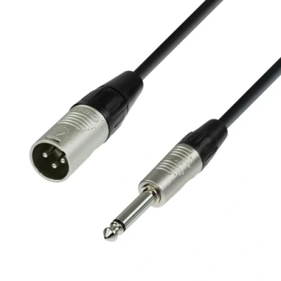 Imagen de Adam Hall Cables 4 STAR MMP 0300 Cable de Micro REAN XLR macho a Jack 6,3 mm mono 3 m