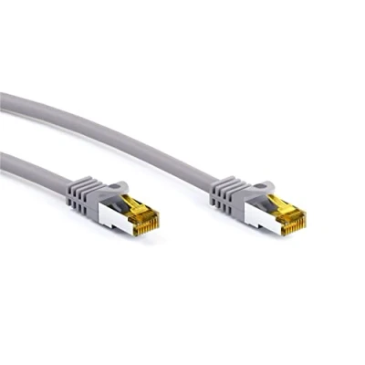 Imagen de Goobay RJ 45 CAT7 5m Cable de red (5 m, Cat7, S/FTP (S STP), 45, Gris)