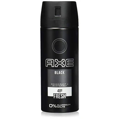 Imagen de Axe Spray corporal negro sin sales de aluminio (3 x 150 ml)