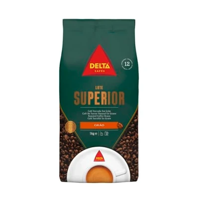 Imagen de Delta Cafés Lote Superior Café en Grano Cuerpo y Sabor Duradero Sutil Acidez Aroma Energético 1 Kg