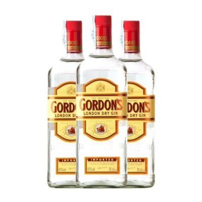 Imagen de Ginebra Gordon&#039;s 70 cl (Caja de 3 Botellas cl)