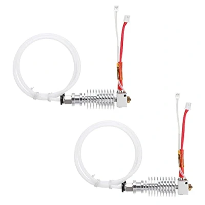 Imagen de NAYUKY Cabezal de metal V5 J Hot End 0,4 mm/1,75 mm repuesto para Anycubic I3 Mega 3D Impresora Accesorios Extrusora (2 piezas)