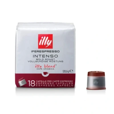 Imagen de Illy cápsulas de café Iperespresso Tostado INTENSO, 6 paquetes 18 cápsulas, en total 108