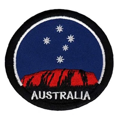 Imagen de Uluru Ayers Rock Australia Parche termoadhesivo para planchar (8 x 7,4 cm)