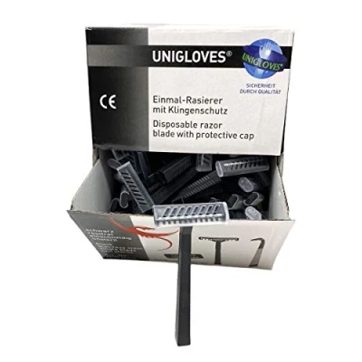 Imagen de INKgrafiX® 100 unidades de maquinilla afeitar desechable (100 unidades, para tatuajes), color negro