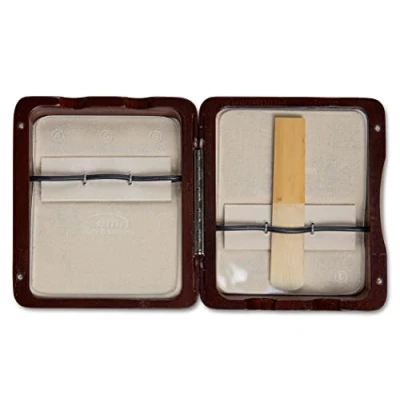 Imagen de GEWA 751005 Estuche de madera para 6 lengüetas clarinete, color marrón rojo