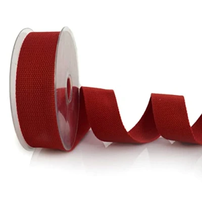 Imagen de Trimz Trimz1905 10 40 30 Cinta de algodón Resistente, Rojo Oscuro, 10m x 40mm,