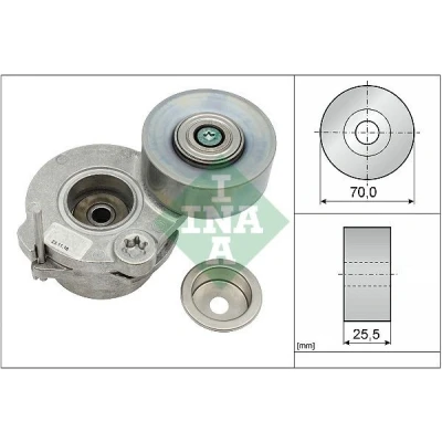 Imagen de INA 534 0672 10 Brazo tensor, correa trapecial poli V VOLKSWAGEN: Amarok Pick up
