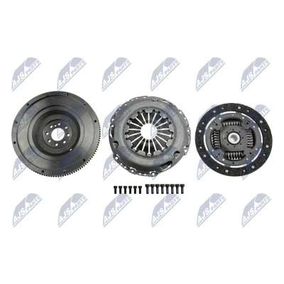 Imagen de NTY NZS PL 008 Kit de embrague con volante motor, juego tornillos, plato OPEL: Corsa C Hatchback, Combo Furgón / Familiar