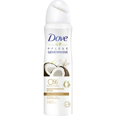 Imagen de Dove Espray regenerador de coco y flores jazmín, 6 unidades (150 ml).