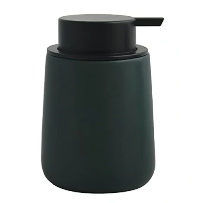 Imagen de MSV Maonie Dispensador de jabón líquido (cerámica, 300 ml), Color Verde Oscuro, estándar